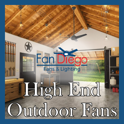 barn with high end outdoor ceiling fan