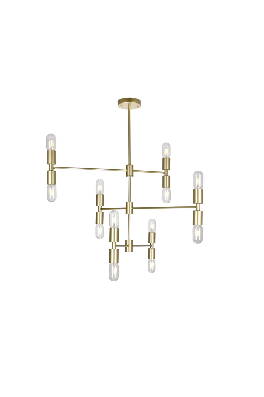 CWI LightingHand Crank12 Light Chandelier
