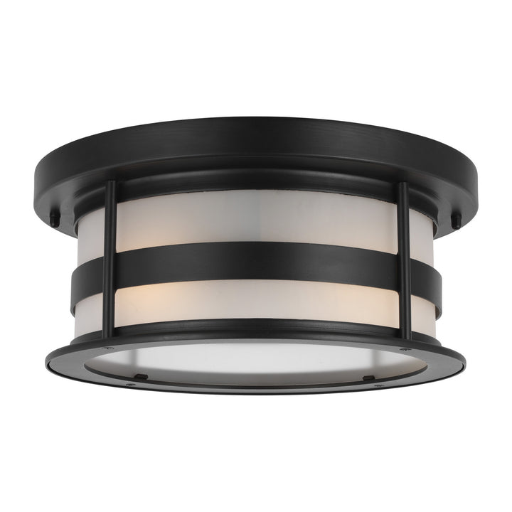 Generation Lighting. Two Light Outdoor Flush Mount