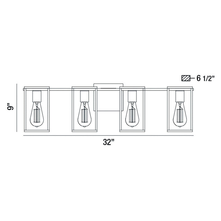 Eurofase Four Light Bathbar
