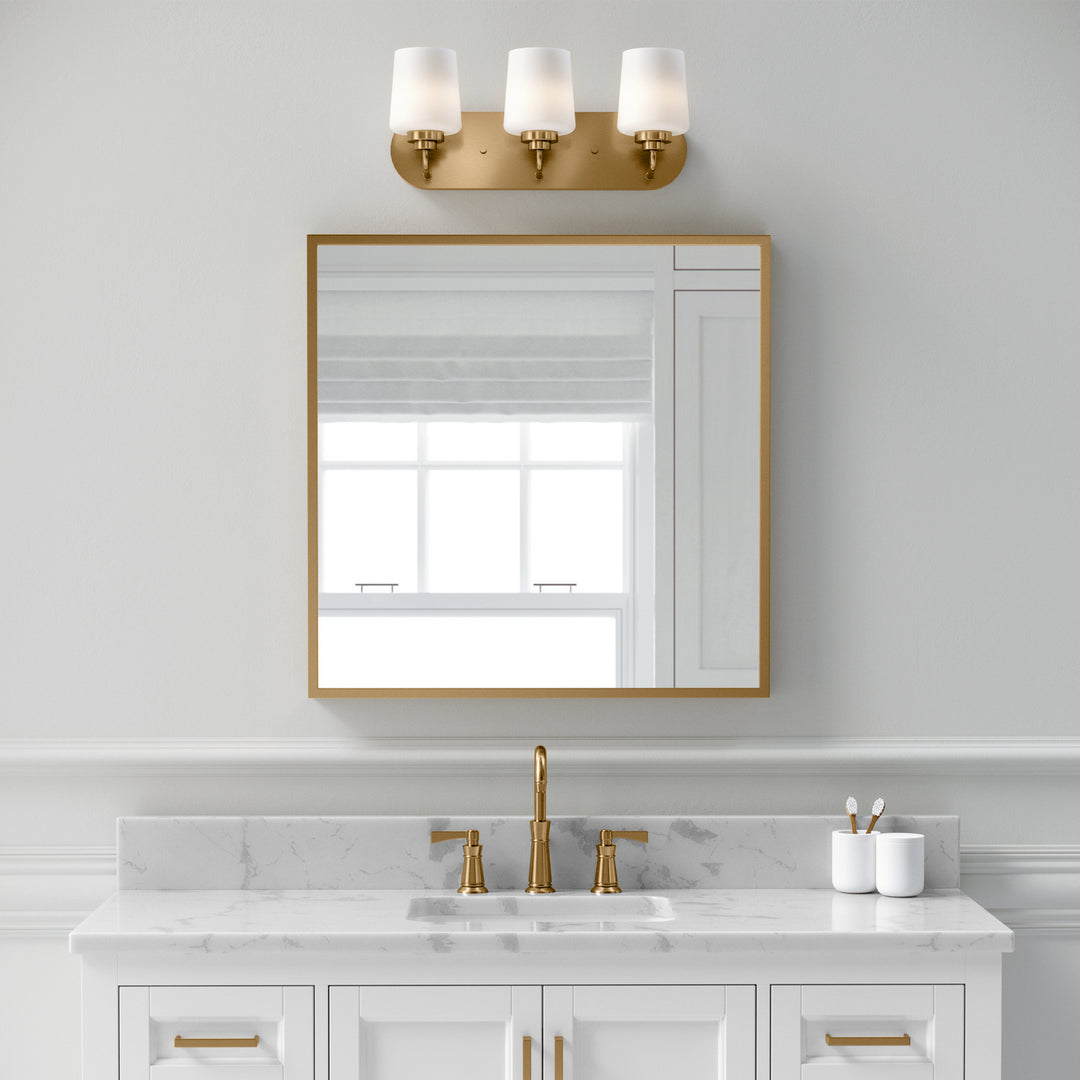 Generation Lighting. Three Light Wall / Bath