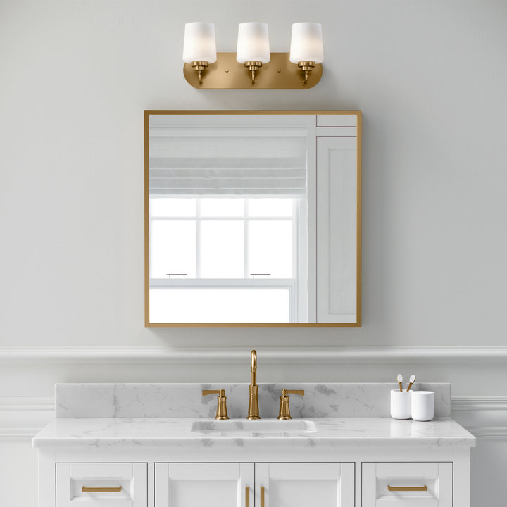 Generation Lighting. Three Light Wall / Bath