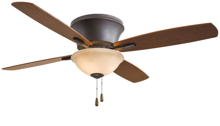 Minka Aire Mojo II 52" Pull Chain Flushmount Ceiling Fan with LED Light