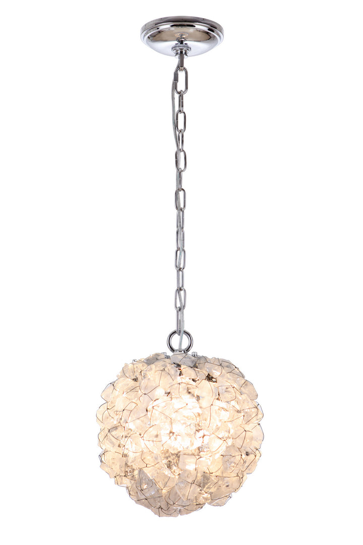 Roxx One Light Pendant in Chrome