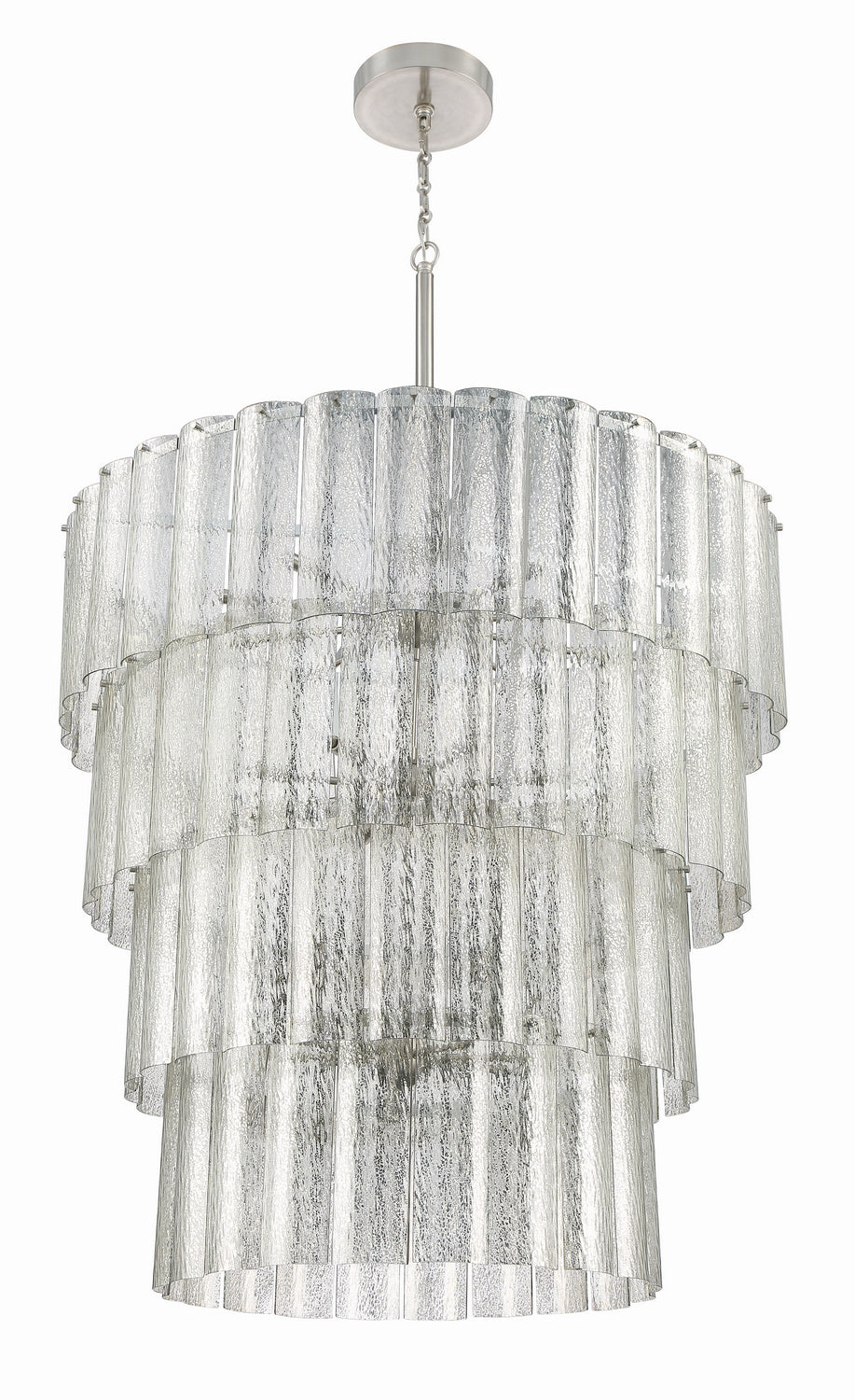 Museo 28 Light Chandelier in Brushed Polished Nickel