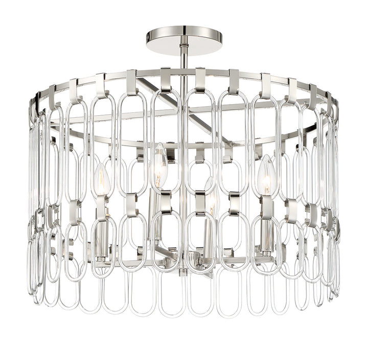 George Kovacs Four Light Convertible Semi Flush / Pendant