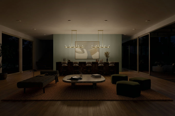 Kichler Ten Light Linear Chandelier