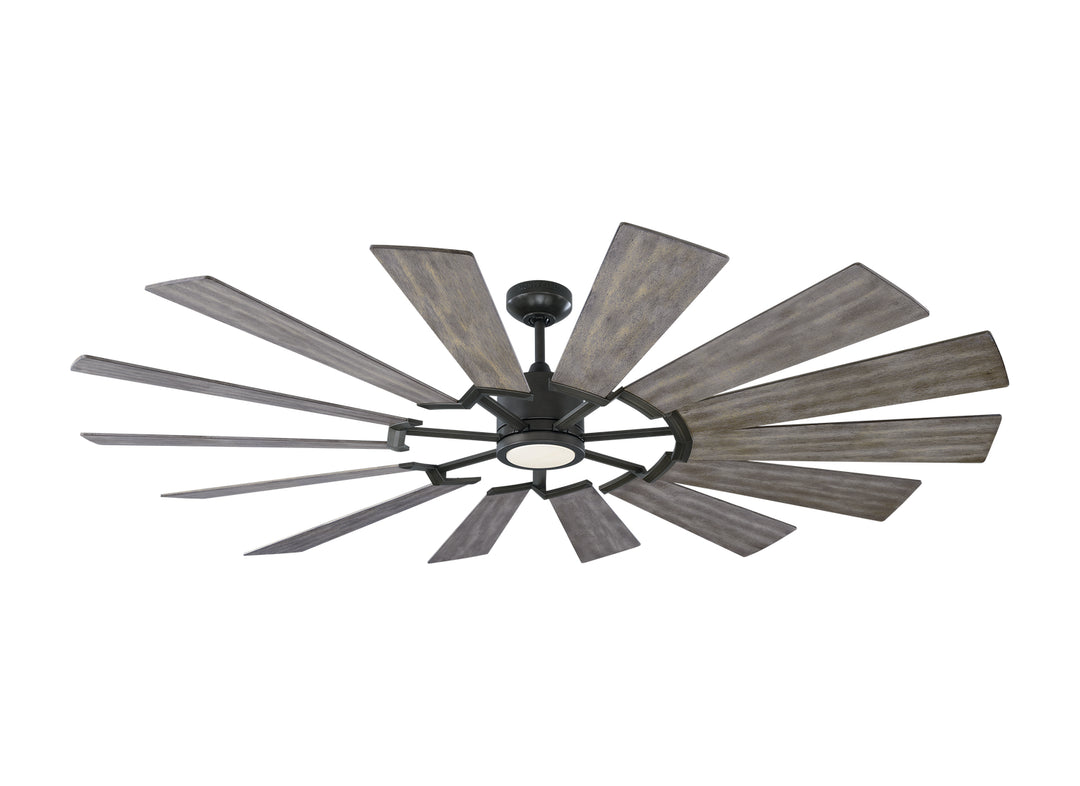 Visual Comfort Prairie Indoor/Outdoor DC Ceiling Fan with 15W LED and Remote