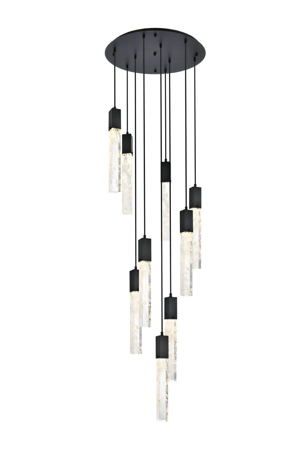 Elegant LightingAuroraNine Light Chandelier