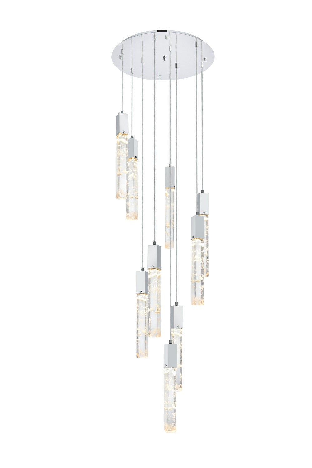 Elegant LightingAuroraNine Light Chandelier