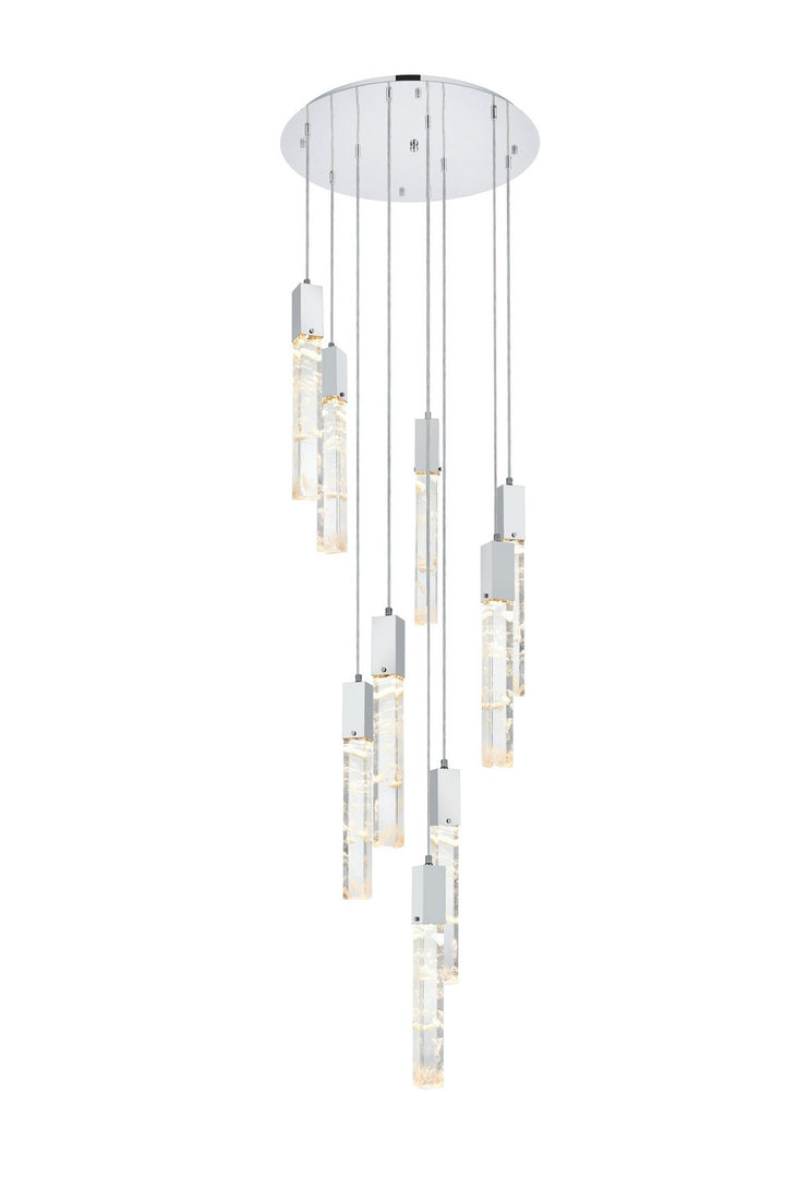 Elegant LightingAuroraNine Light Chandelier