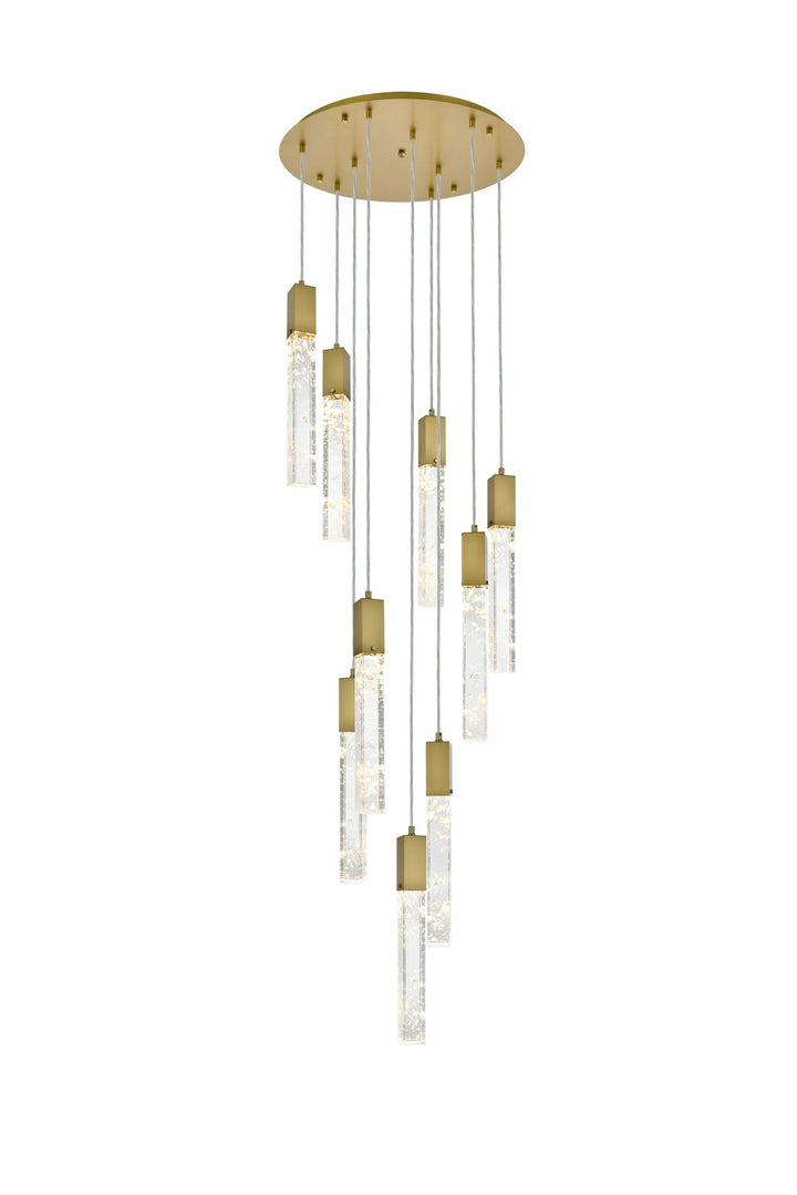 Elegant LightingAuroraNine Light Chandelier