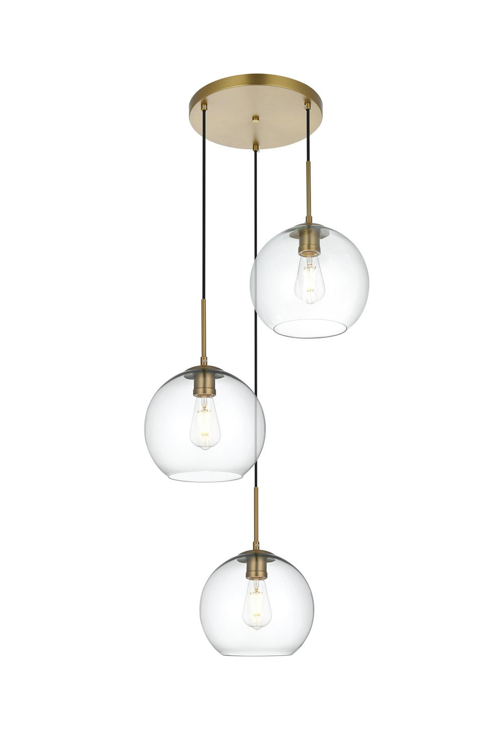 Elegant LightingBaxterThree Light Pendant