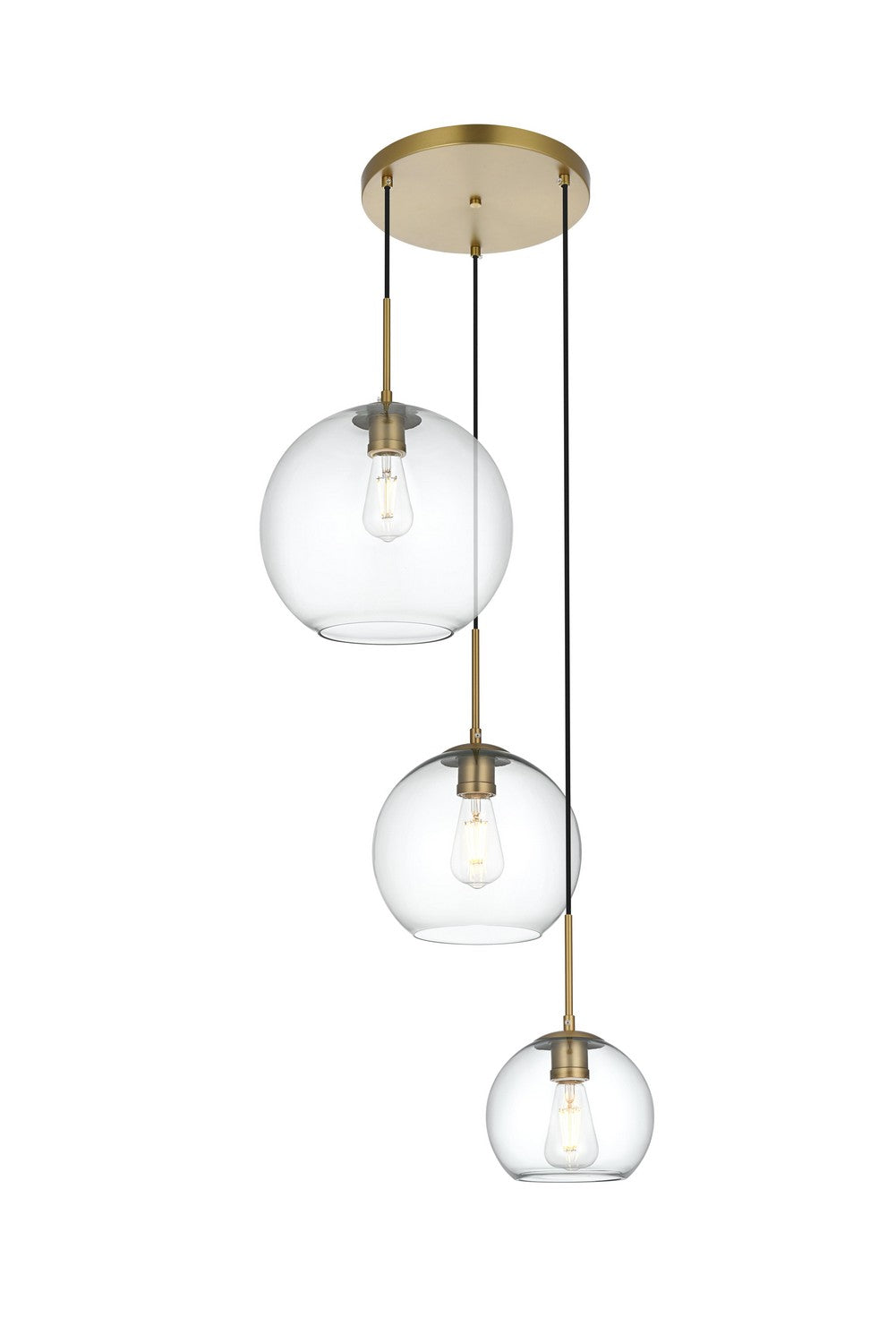 Elegant LightingBaxterThree Light Pendant