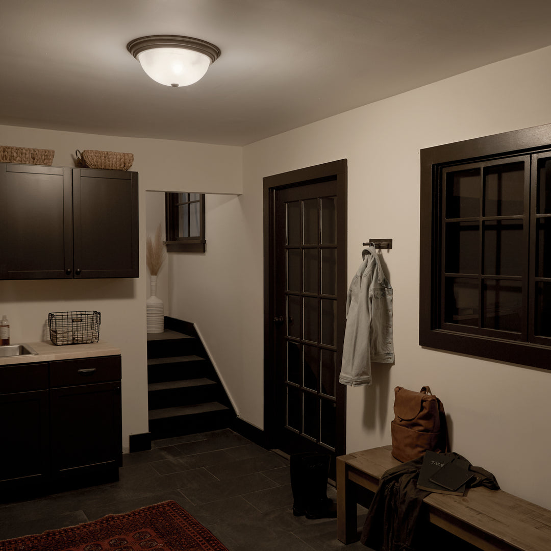 Kichler Three Light Flush Mount