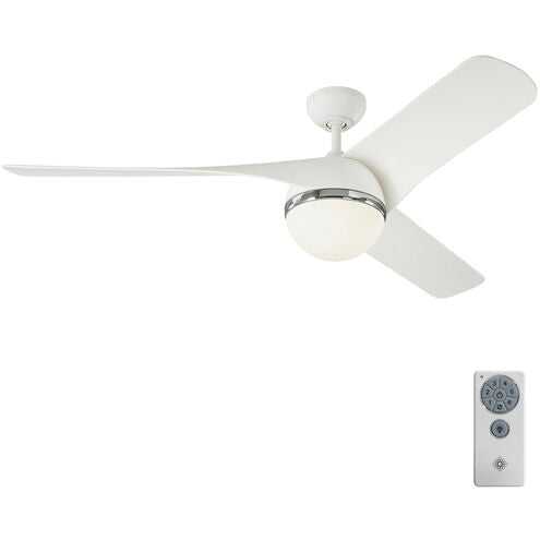 Visual Comfort Akova 56" Indoor/Outdoor DC Ceiling Fan with 20W LED Light plus Remote