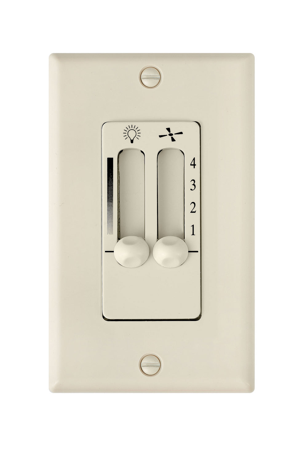 4 Speed Dual Slide Wall Control in Almond