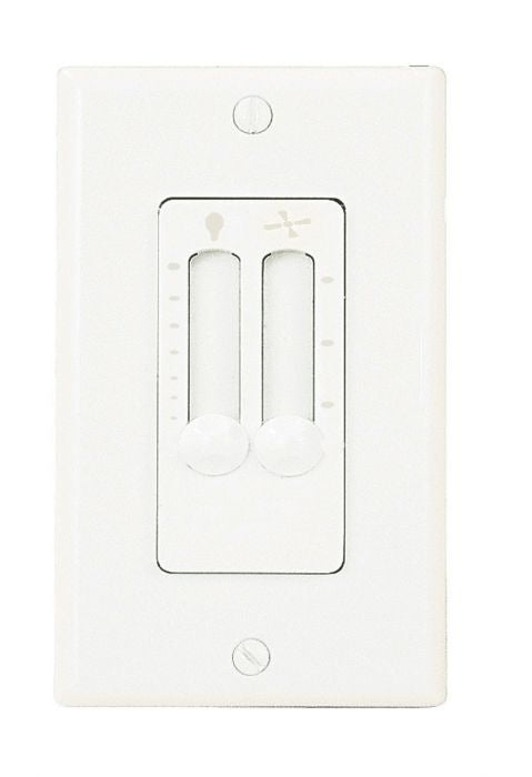 4 Speed Fan/Light Control 4 Speed Fan/Full Range Light Control in White