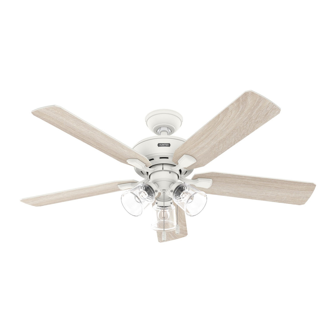 Hunter Fan Rosner 52" Indoor Pull Chain Ceiling Fan with 14W LED