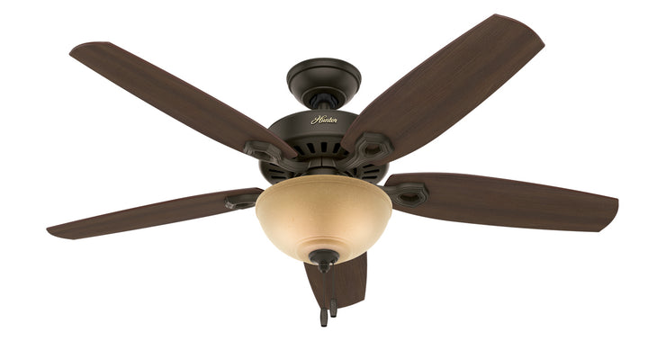 Hunter Fan Builder Deluxe 52" Indoor Pull Chain Ceiling Fan with 9W LED