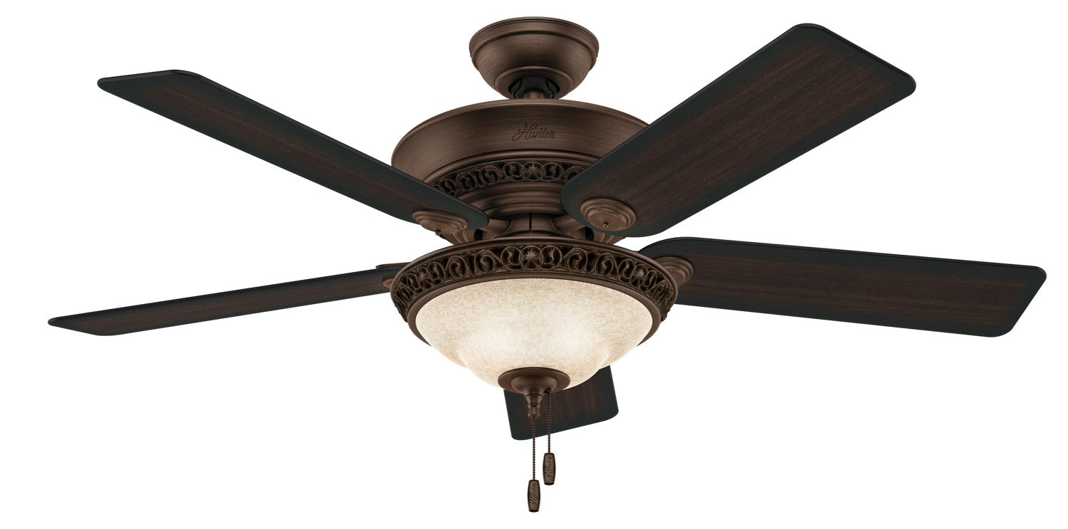 Hunter Italian Countryside | Indoor Ceiling Fan with 7W A15 & Pull
