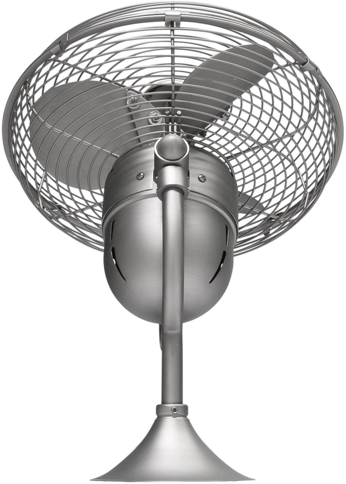 Matthews Fan Company Kaye 13" Indoor/Outdoor AC Osciallating Wall Fan with Wall Control and Remote
