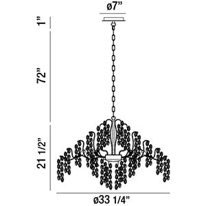 Eurofase 11 Light Chandelier