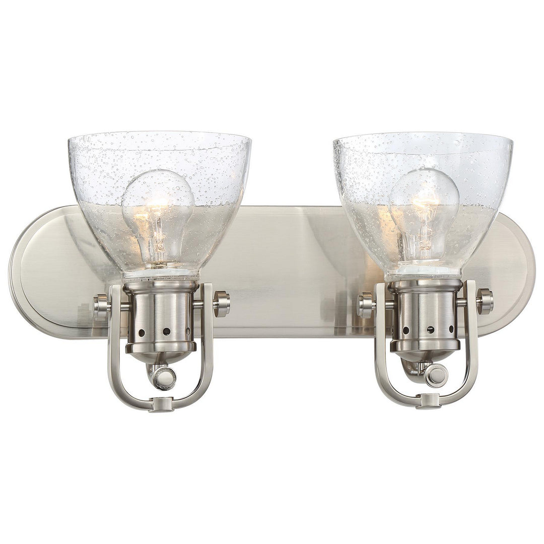 Minka Lavery Two Light Bath in Brushed Nickel