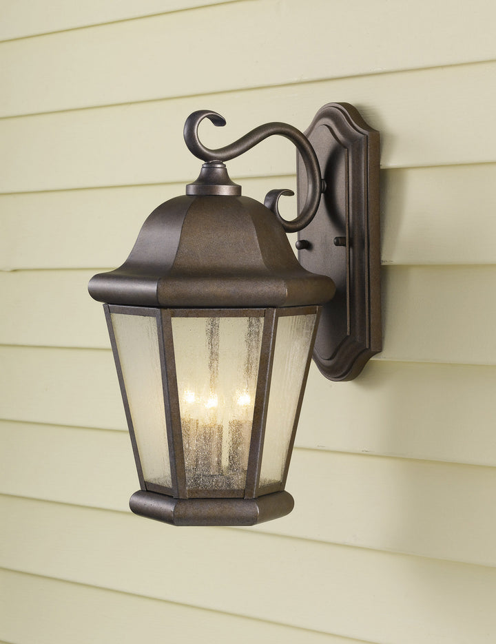 Generation Lighting. Three Light Outdoor Wall Lantern