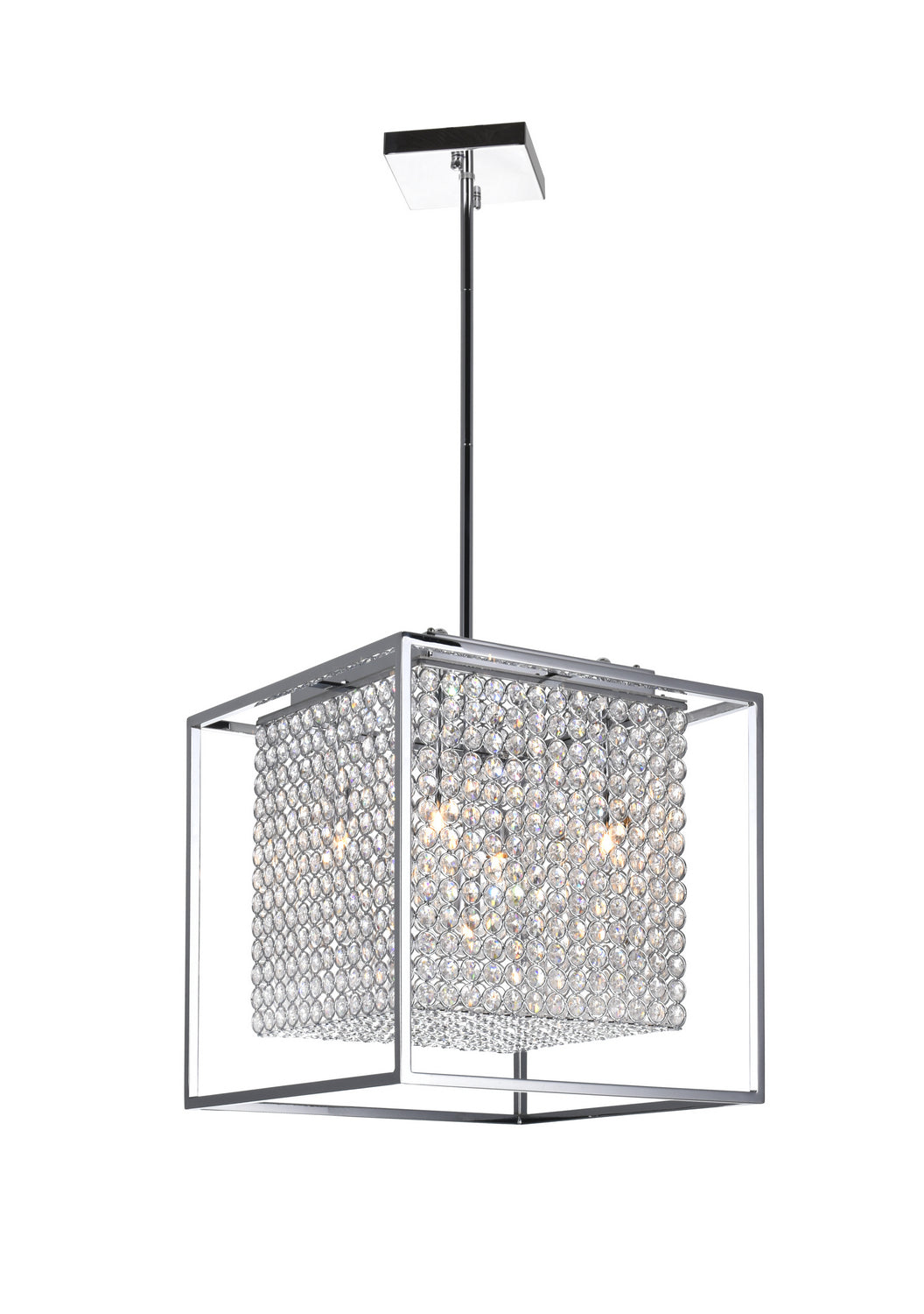 CWI LightingCubeFive Light Chandelier