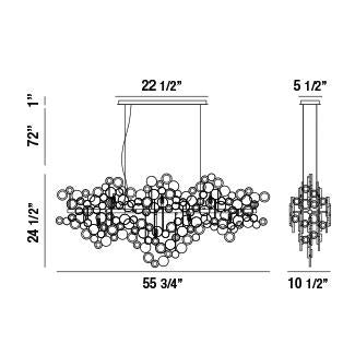 Eurofase 15 Light Chandelier