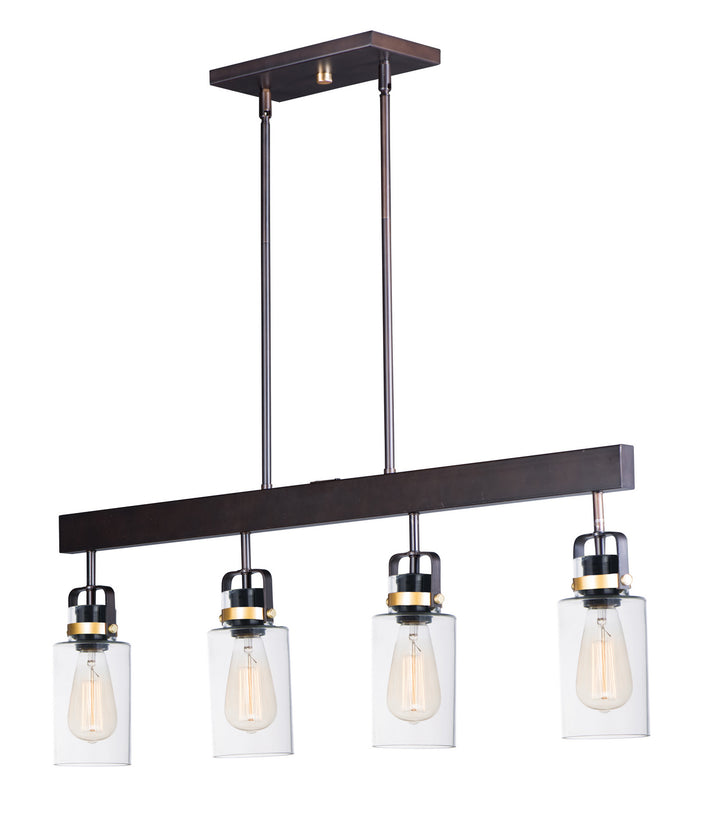 Maxim Four Light Linear Pendant