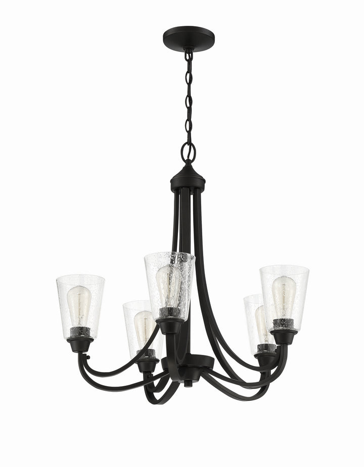 Grace Five Light Chandelier in Espresso