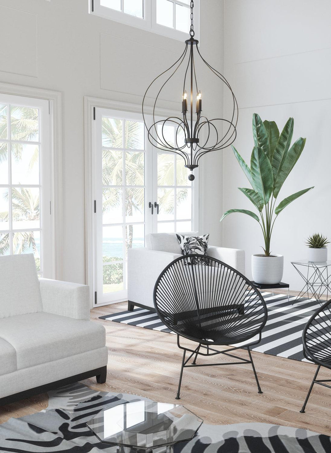 Capital Lighting Four Light Foyer Pendant