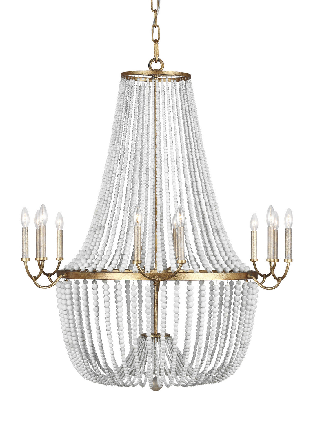 Generation Lighting. 12 Light Chandelier