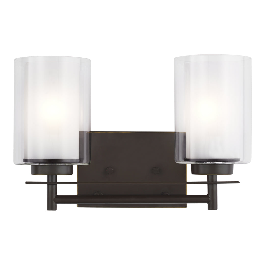Generation Lighting. Two Light Wall / Bath