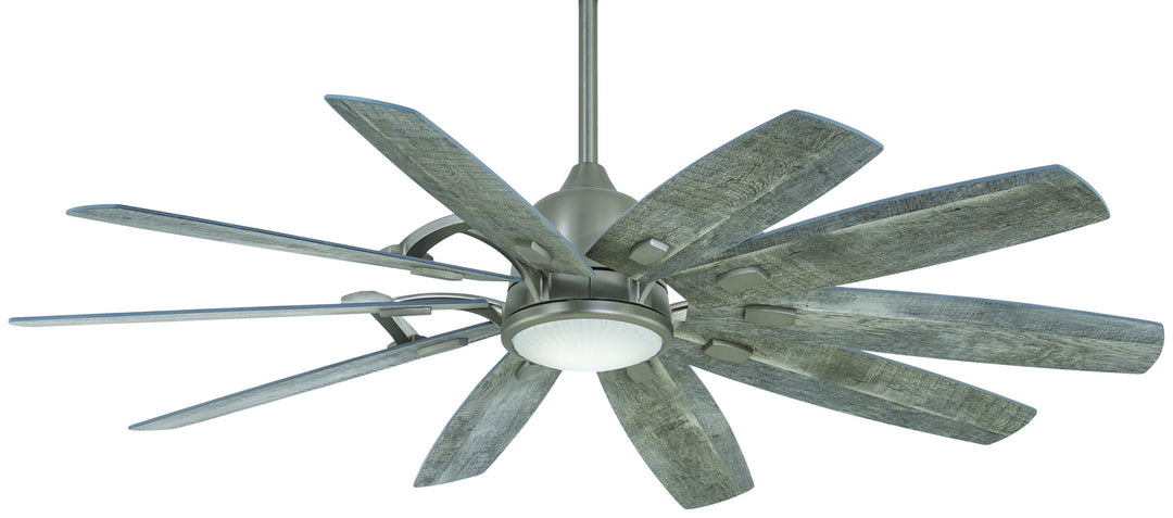 Minka Aire Barn 65" DC Ceiling Fan with 40W Dimmable LED Light and Remote Control