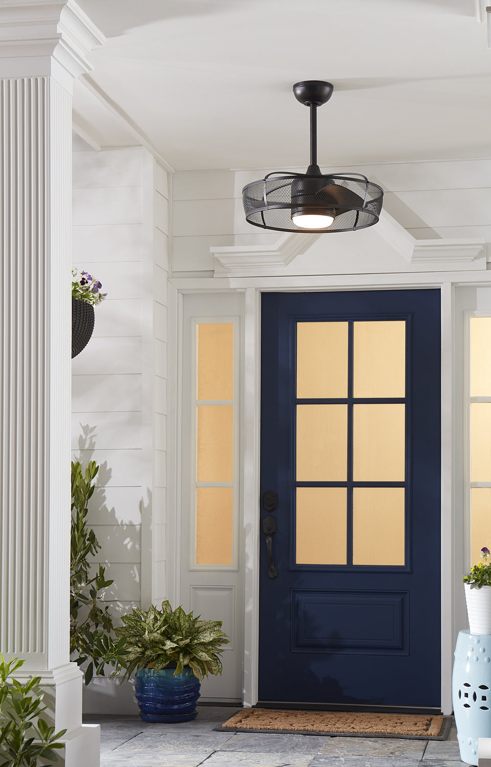 Fanimation Henry 20" Fandelier with 18W LED Light and Remote Control