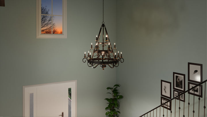 Quoizel 18 Light Chandelier