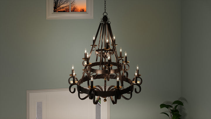 Quoizel 18 Light Chandelier