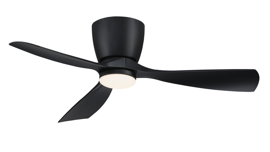 Fanimation Klinch 44" Flushmount Indoor/Outdoor Ceiling Fan with 18W LED Light and Remote Control