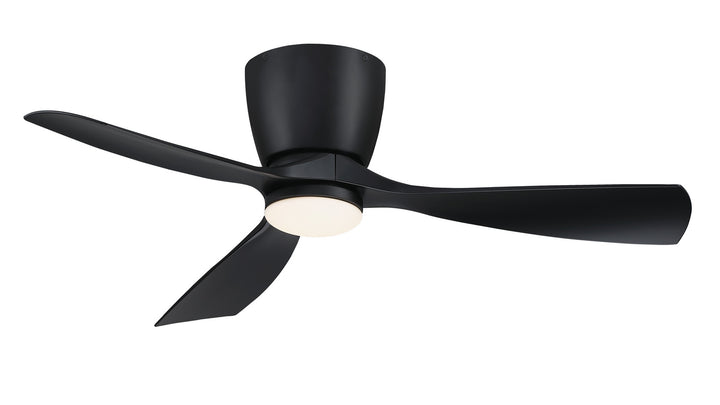 Fanimation Klinch 44" Flushmount Indoor/Outdoor Ceiling Fan with 18W LED Light and Remote Control