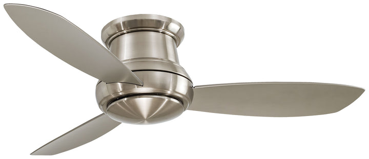 Minka Aire Concept II LED Flushmount Ceiling Fan with Dimmable 14W LED light and Handheld Remote Control