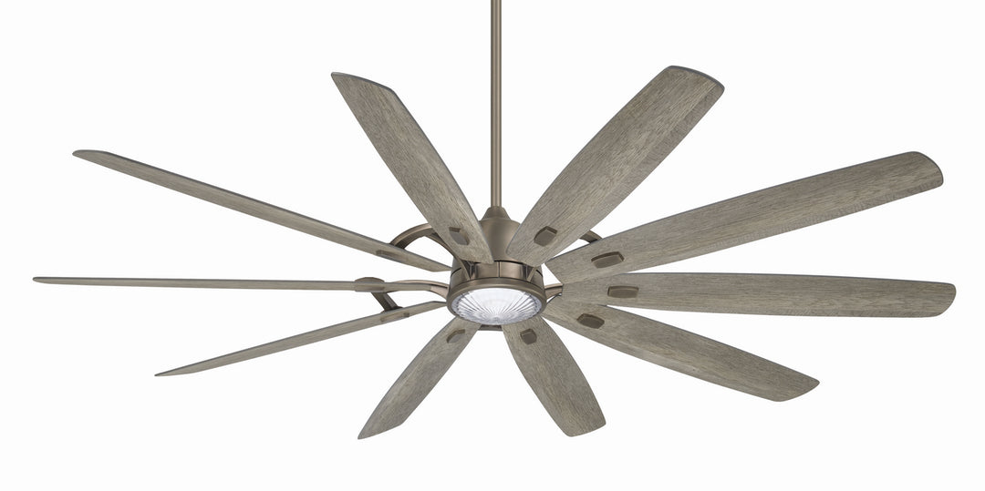 Minka Aire Barn H2O 84" DC Outdoor Ceiling Fan with 40W Dimmable LED Light and Remote Control