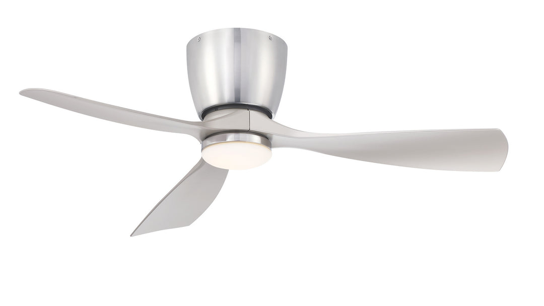 Fanimation Klinch 44" Flushmount Indoor/Outdoor Ceiling Fan with 18W LED Light and Remote Control