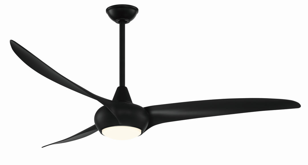 Minka Aire Light Wave Ceiling Fan with LED Light and Hand Held Remote