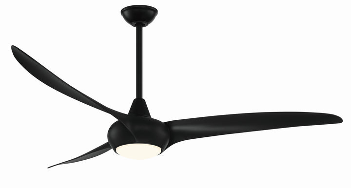 Minka Aire Light Wave Ceiling Fan with LED Light and Hand Held Remote