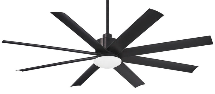 Minka Aire Slipstream 65" Outdoor DC Ceiling Fan with 18W Dimmable LED Light and Remote Control