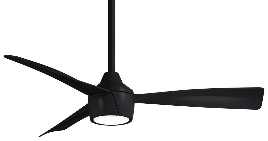 Minka Aire Skinnie DC Outdoor Ceiling Fan with 20W LED Dimmable Light and Remote Control