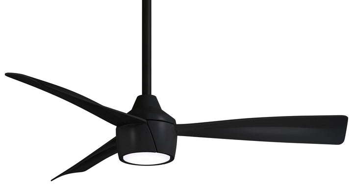 Minka Aire Skinnie DC Outdoor Ceiling Fan with 20W LED Dimmable Light and Remote Control